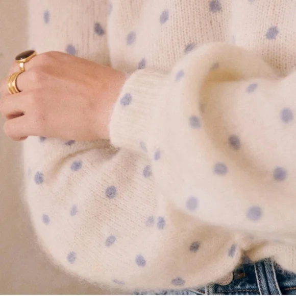 Sezane Pull Alban jumper sweater Wool mohair NWT size XS - Picture 5 of 14